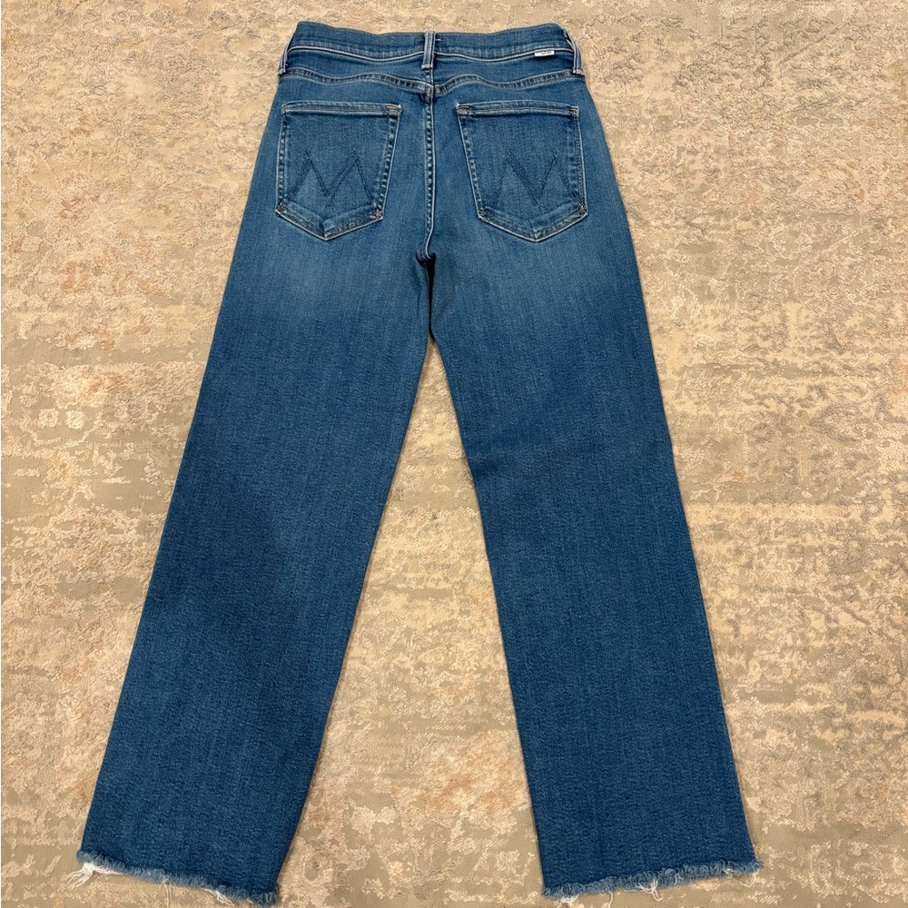 MOTHER Mid Rise Rambler Zip Ankle Fray size 26 - Picture 2 of 7
